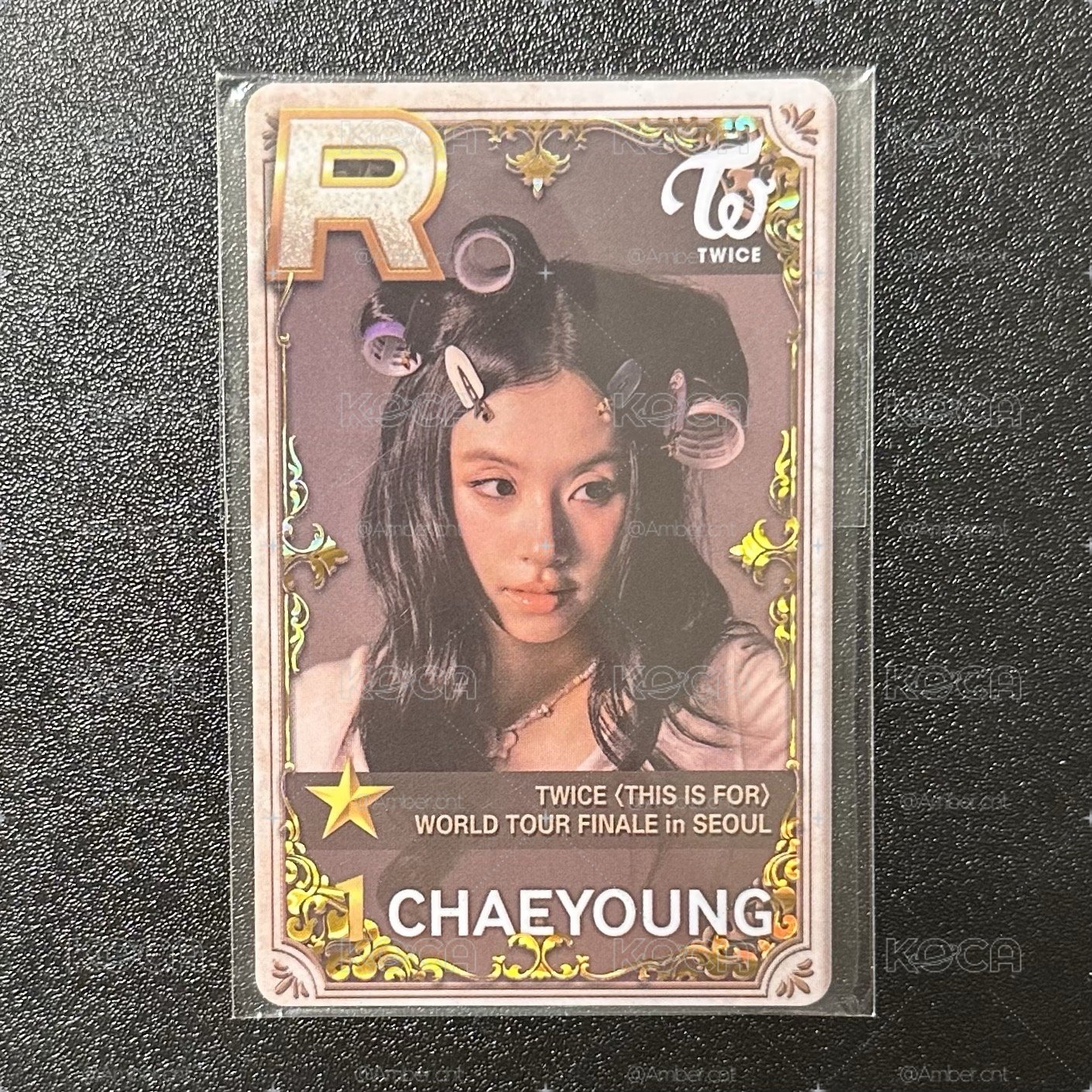 TWICE CHAEYOUNG 安可場遊戲卡❤️