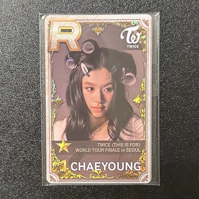 TWICE CHAEYOUNG 安可場遊戲卡❤️