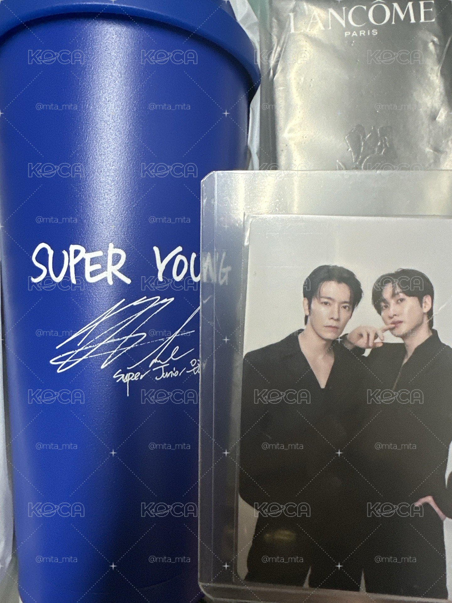 Lancome 保溫瓶+雙人小卡