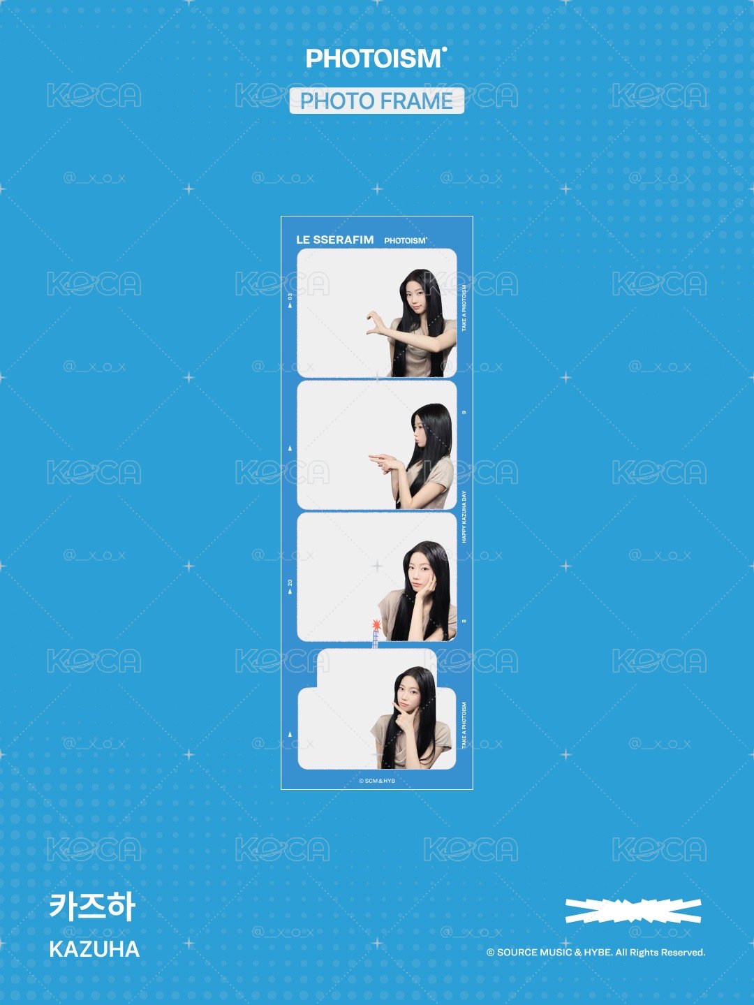 KAZUHA X PHOTOISM代印