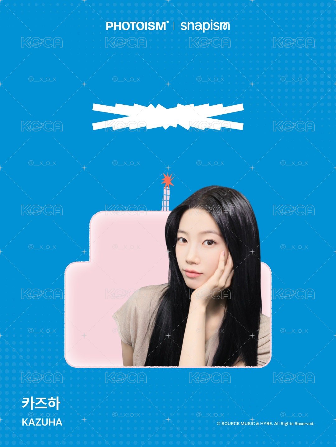 KAZUHA X PHOTOISM代印