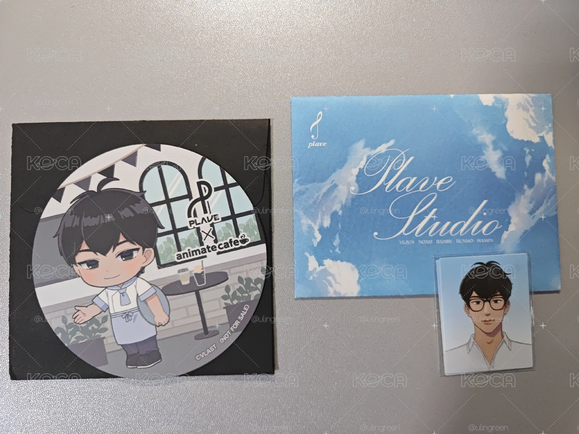 HAMIN🖤ANIMATE紙杯墊 六夏證件照