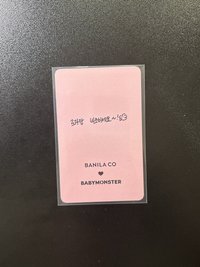 BANILA CO 3.0 代言卡 