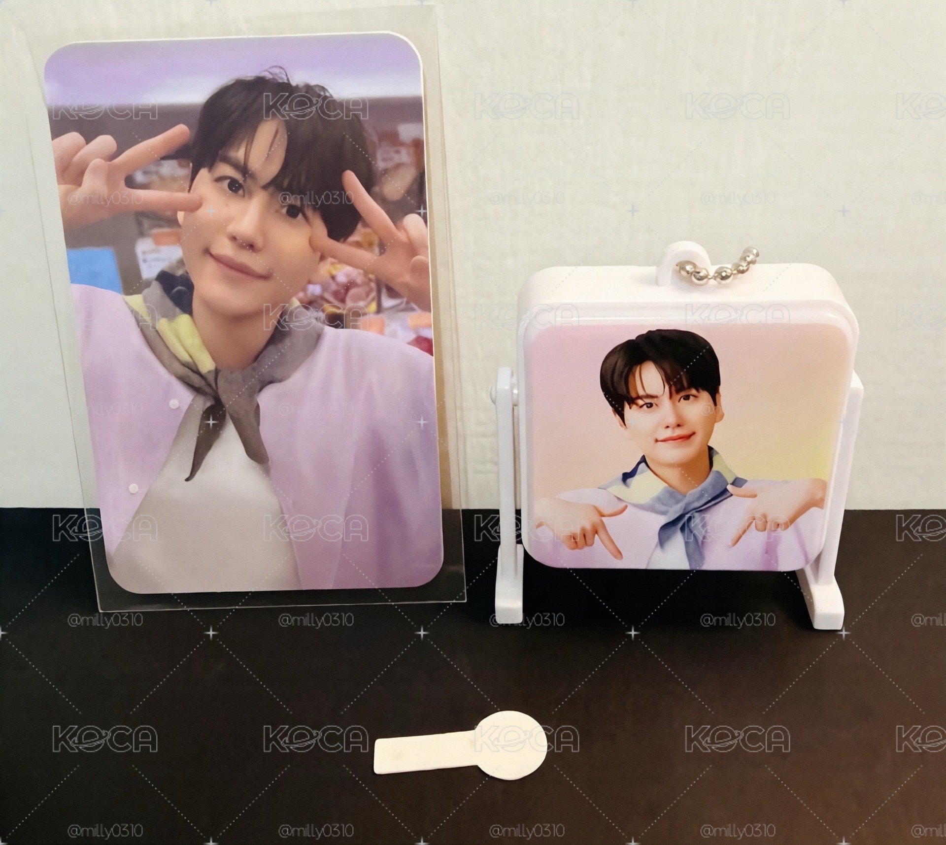 圭賢全家燈箱+小卡