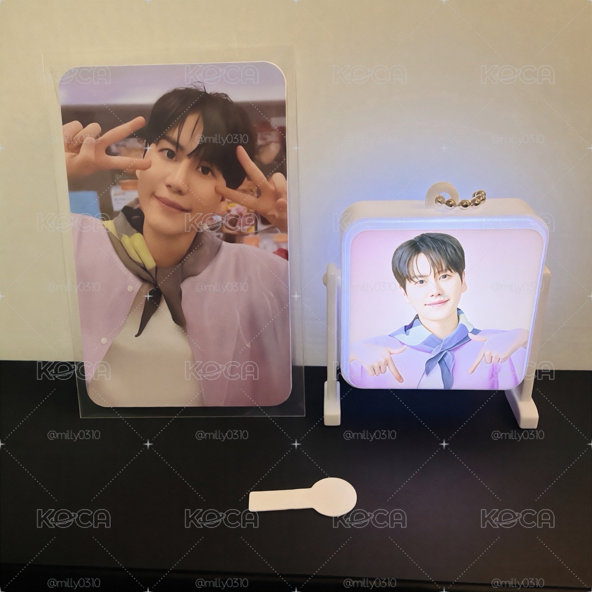 圭賢全家燈箱+小卡