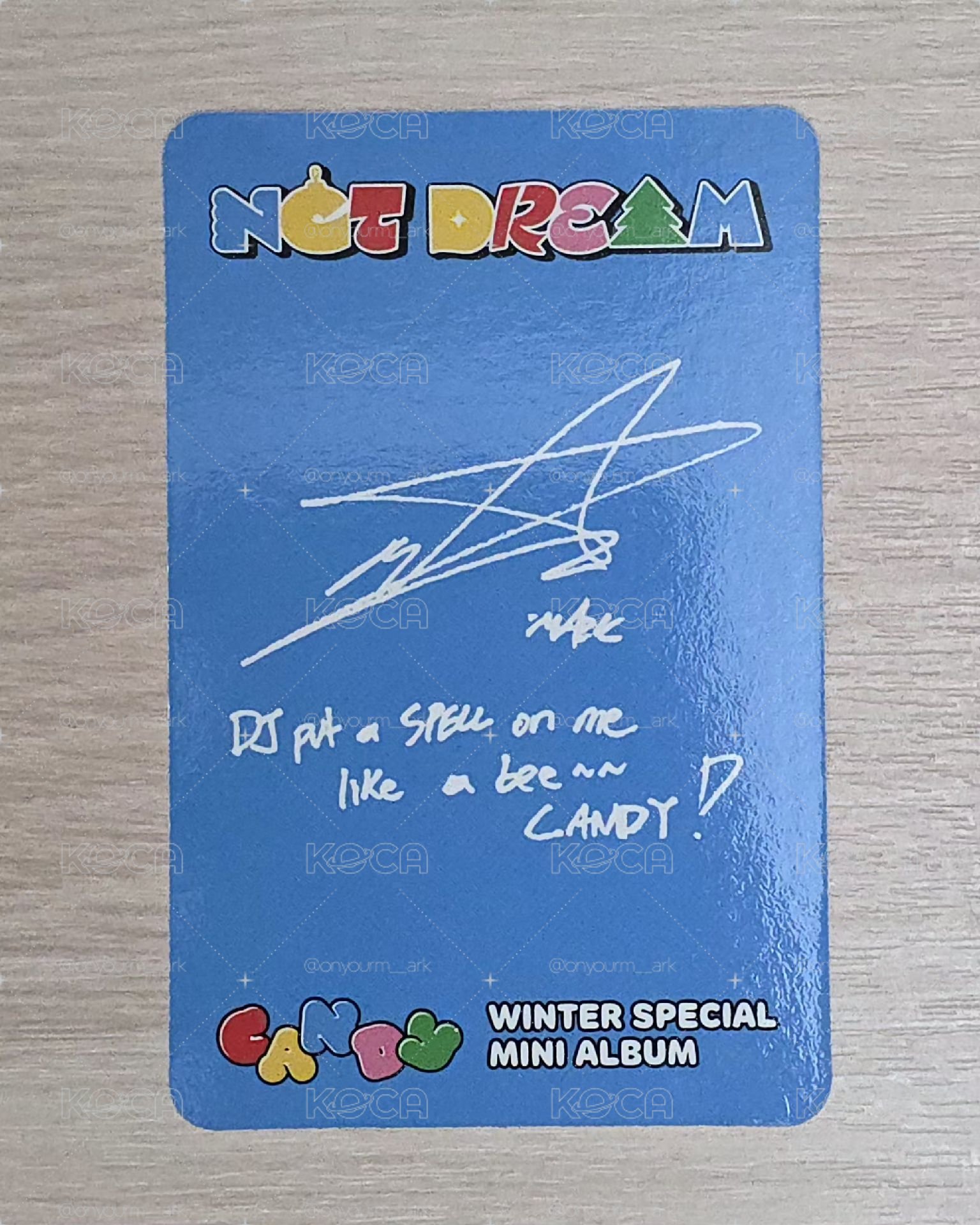 [Mark] Candy 專輯卡 單封ver