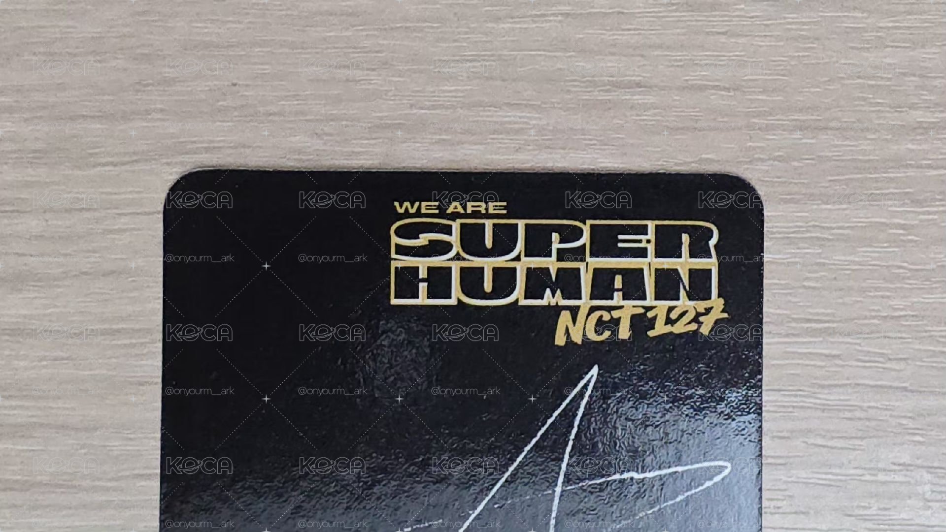 [Mark] We Are Superhuman 專輯卡