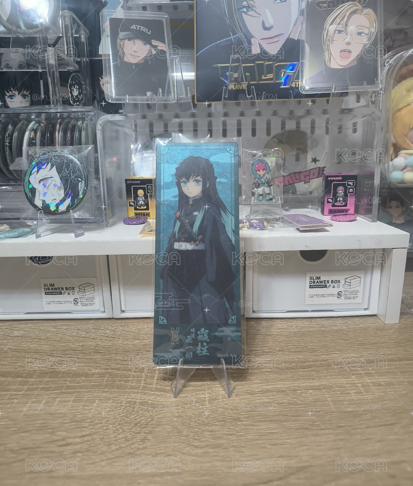 時透銀箔書籤