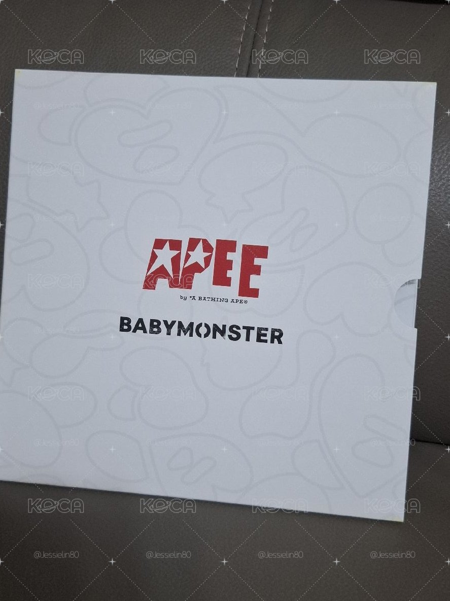 BABYMONSTER x APEE 聯名 貼紙，共八張