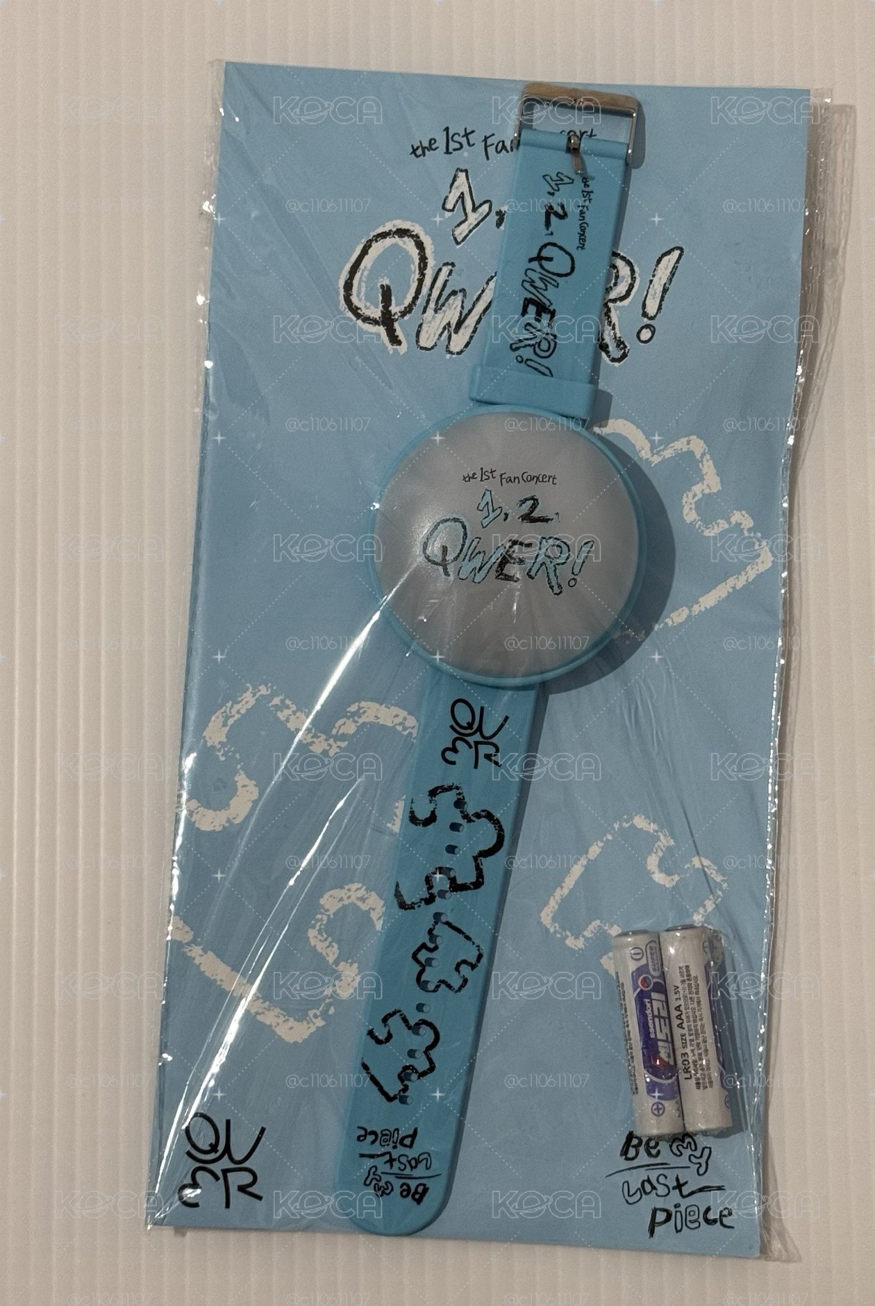 1,2,QWER! 應援手燈 賣就送迷三已拆專三版