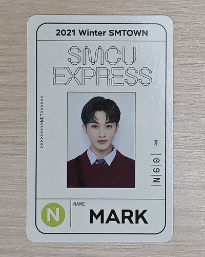 [Mark] 21年sm家族冬專 專輯卡 ID卡