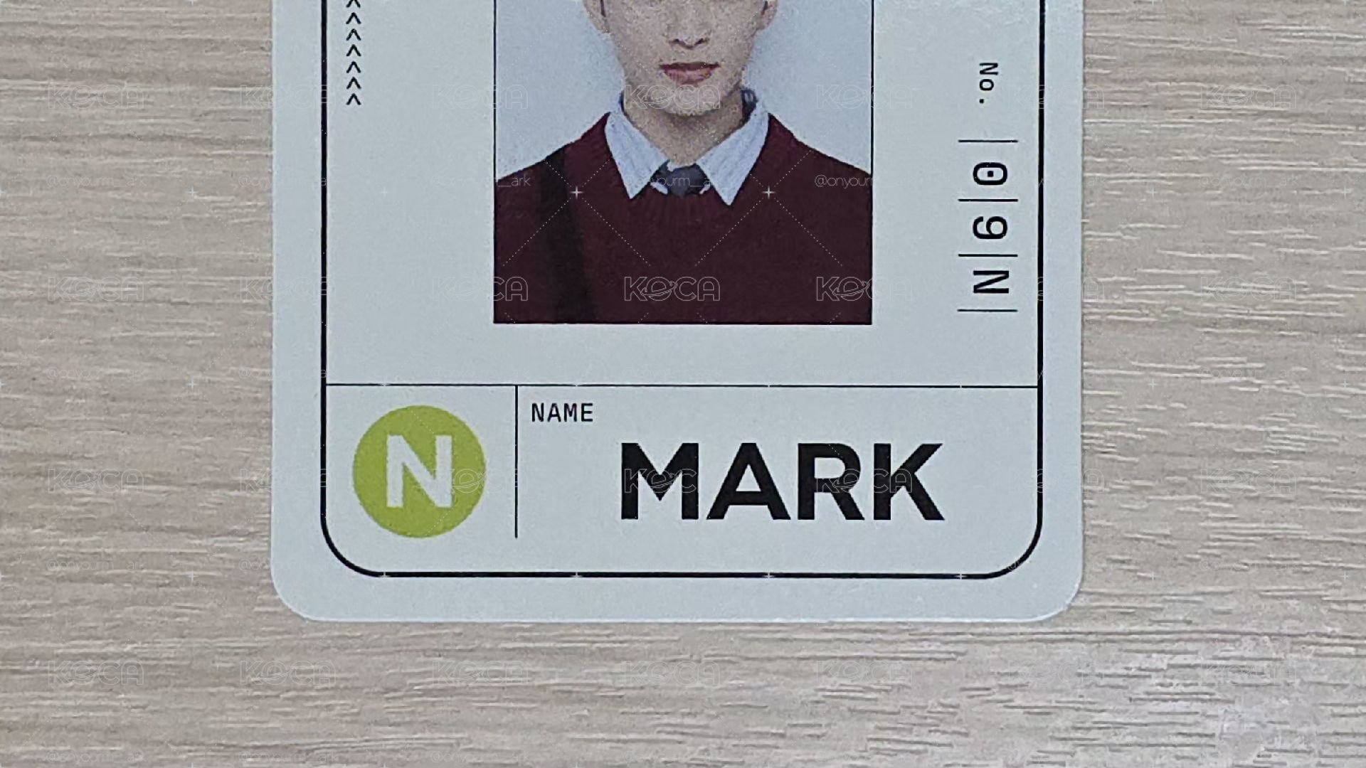 [Mark] 21年sm家族冬專 專輯卡 ID卡
