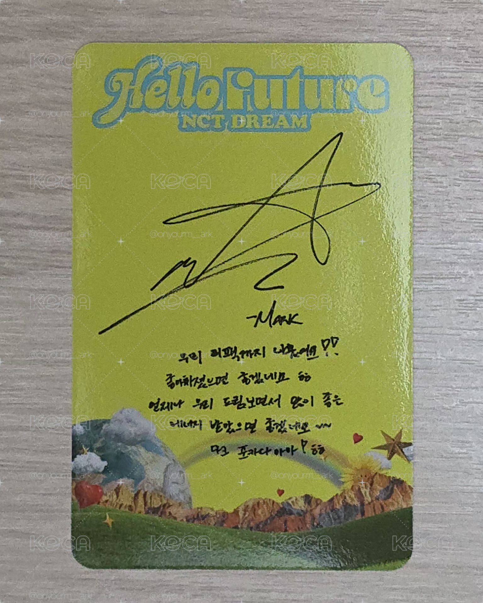 [Mark] Hello Future 專輯卡 Hello ver