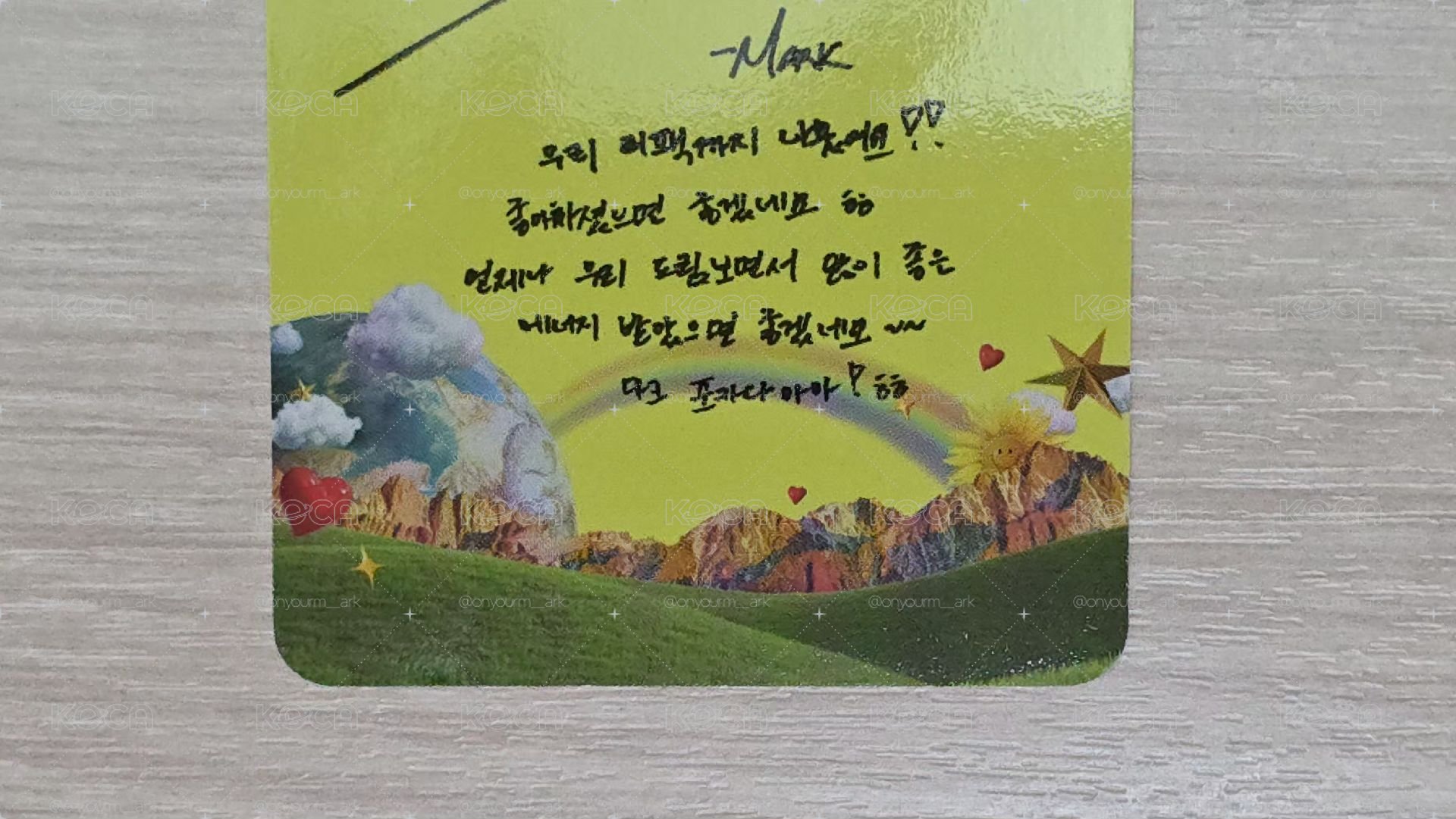 [Mark] Hello Future 專輯卡 Hello ver