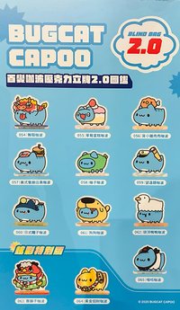 百變咖波壓克力立牌圖鑑