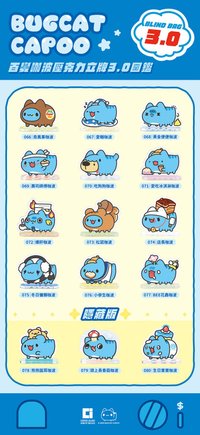 百變咖波壓克力立牌圖鑑