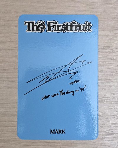 [Mark] The Firstfruit 專輯卡 square flap