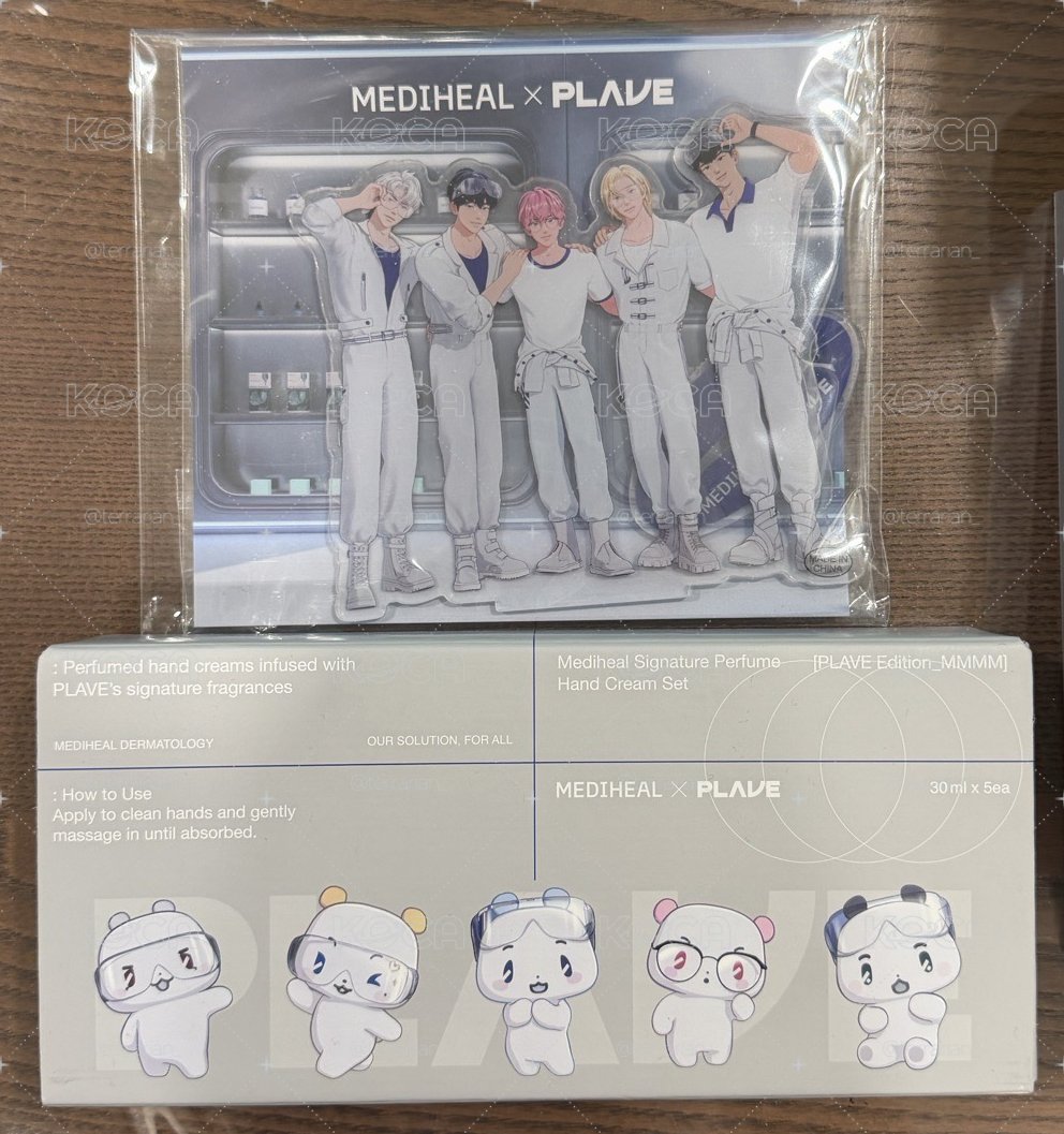 Plave x Mediheal 護手霜&立牌