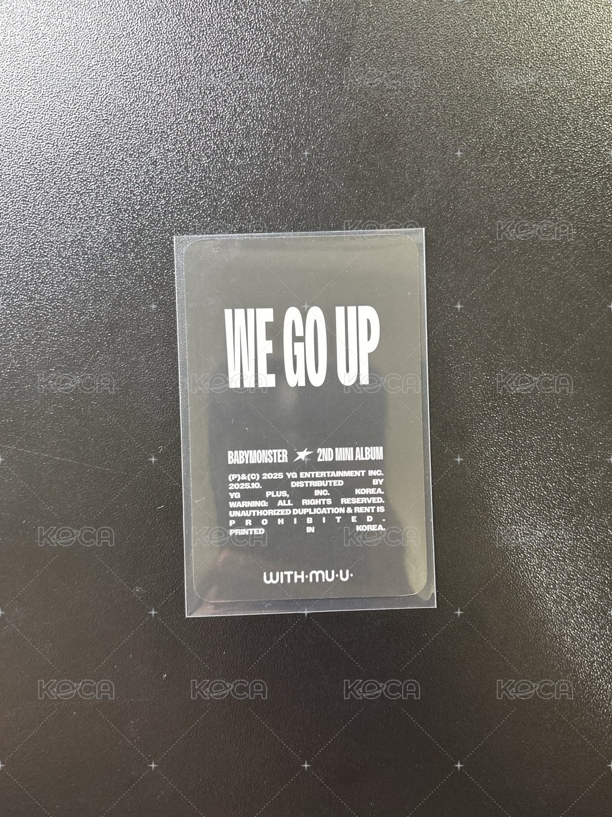 WE GO UP wm 線下 簽售卡 
