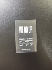 WE GO UP wm 線下 簽售卡 