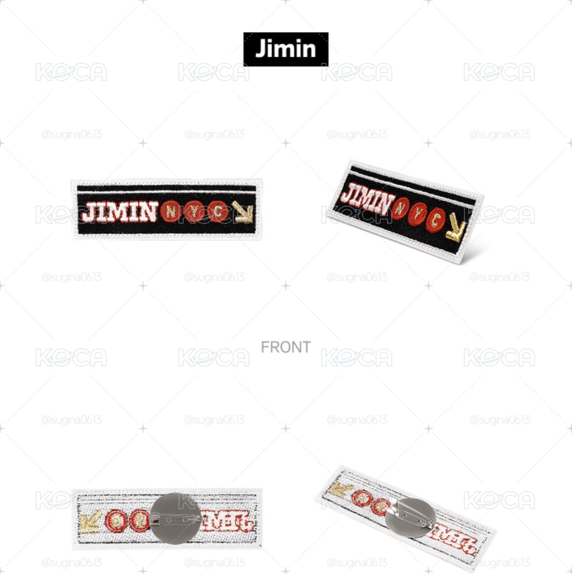 美巡場限定 Jimin 徽章