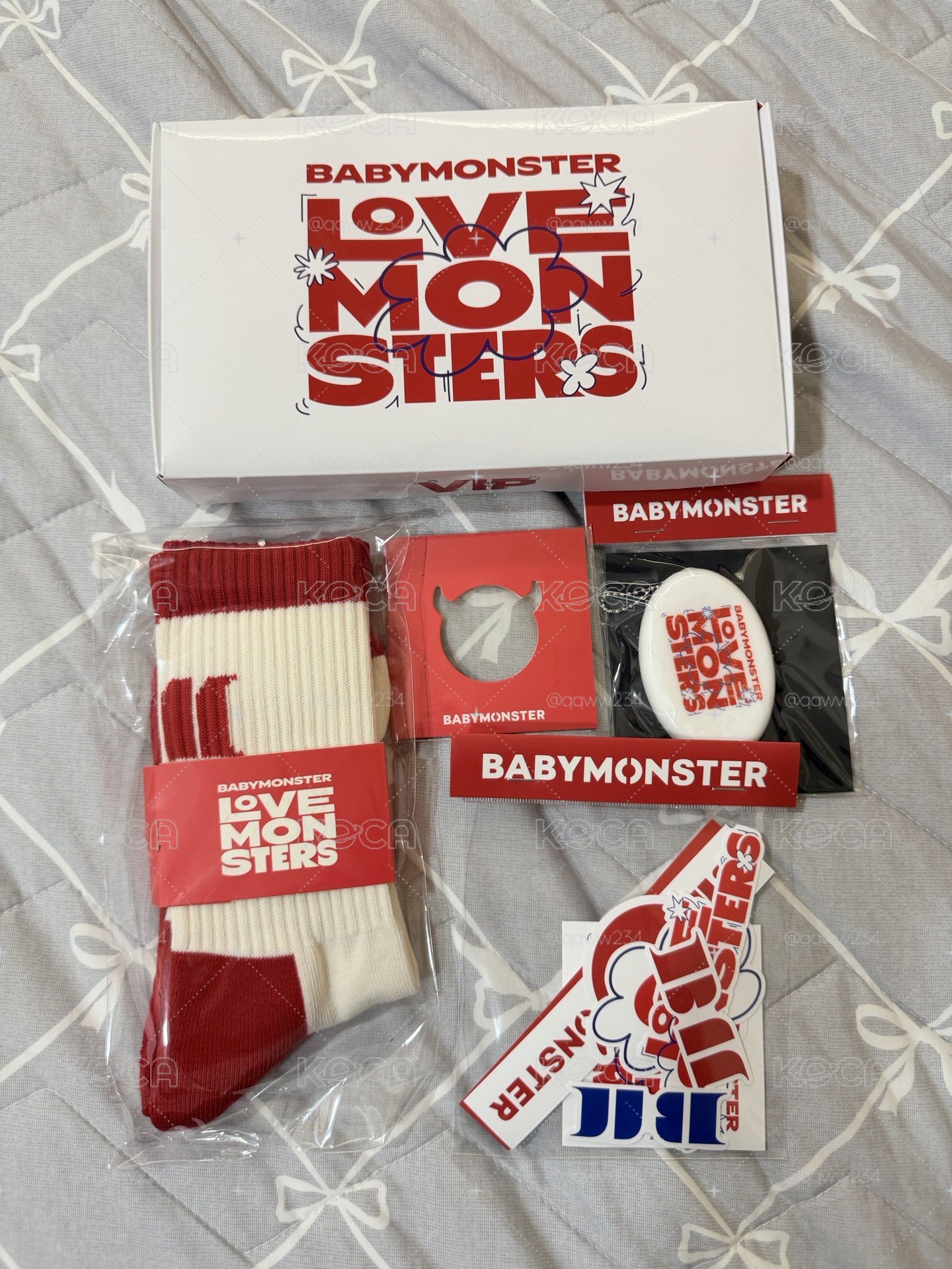 Babymonster LOVE MONSTERS 台北 VVIP入場禮盒（含彩帶+透明袋子）