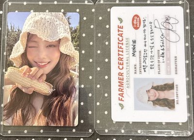 minnie年曆小卡