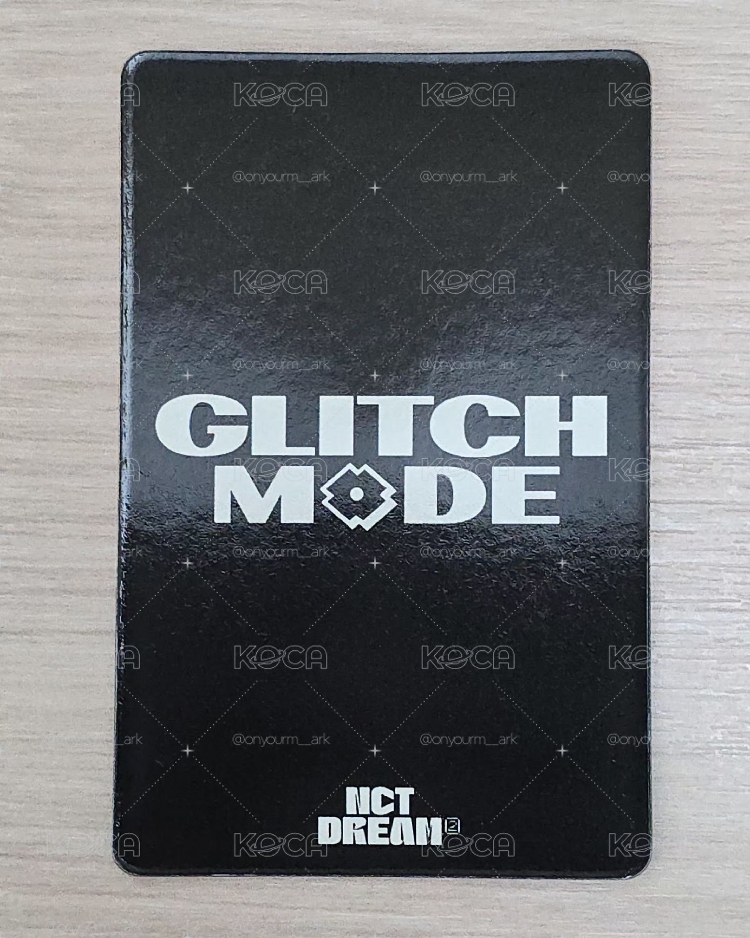 [Jisung] Glitch Mode 專輯卡 變化卡 Scratch ver.