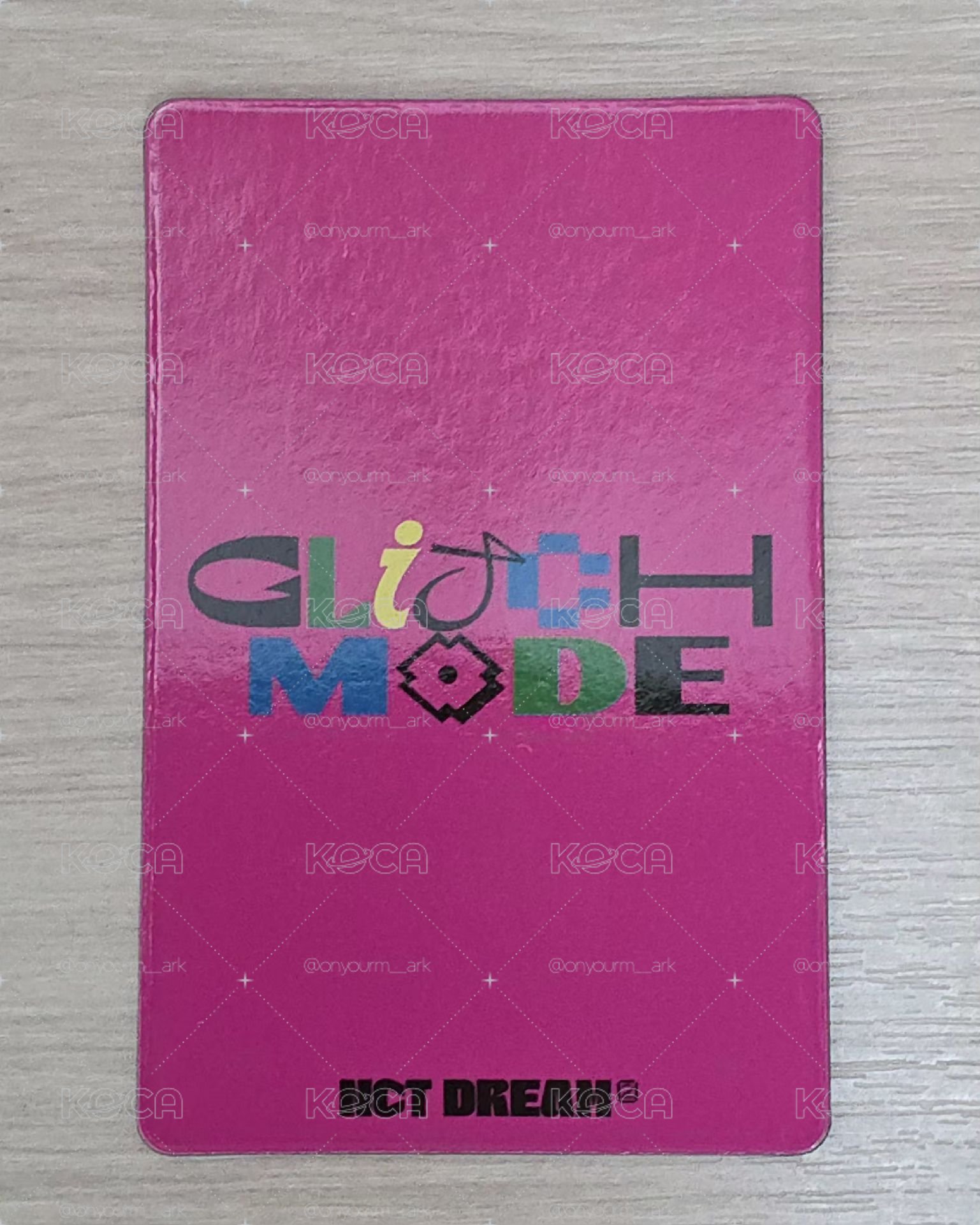 [Jisung] Glitch Mode 專輯卡 變化卡 Glitch ver.