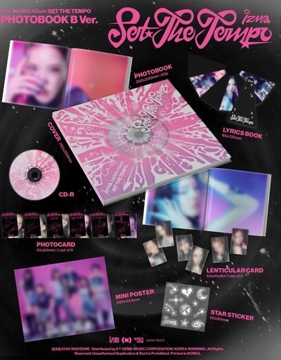 izna SET THE TEMPO PHOTOBOOK B 美版親簽 現貨