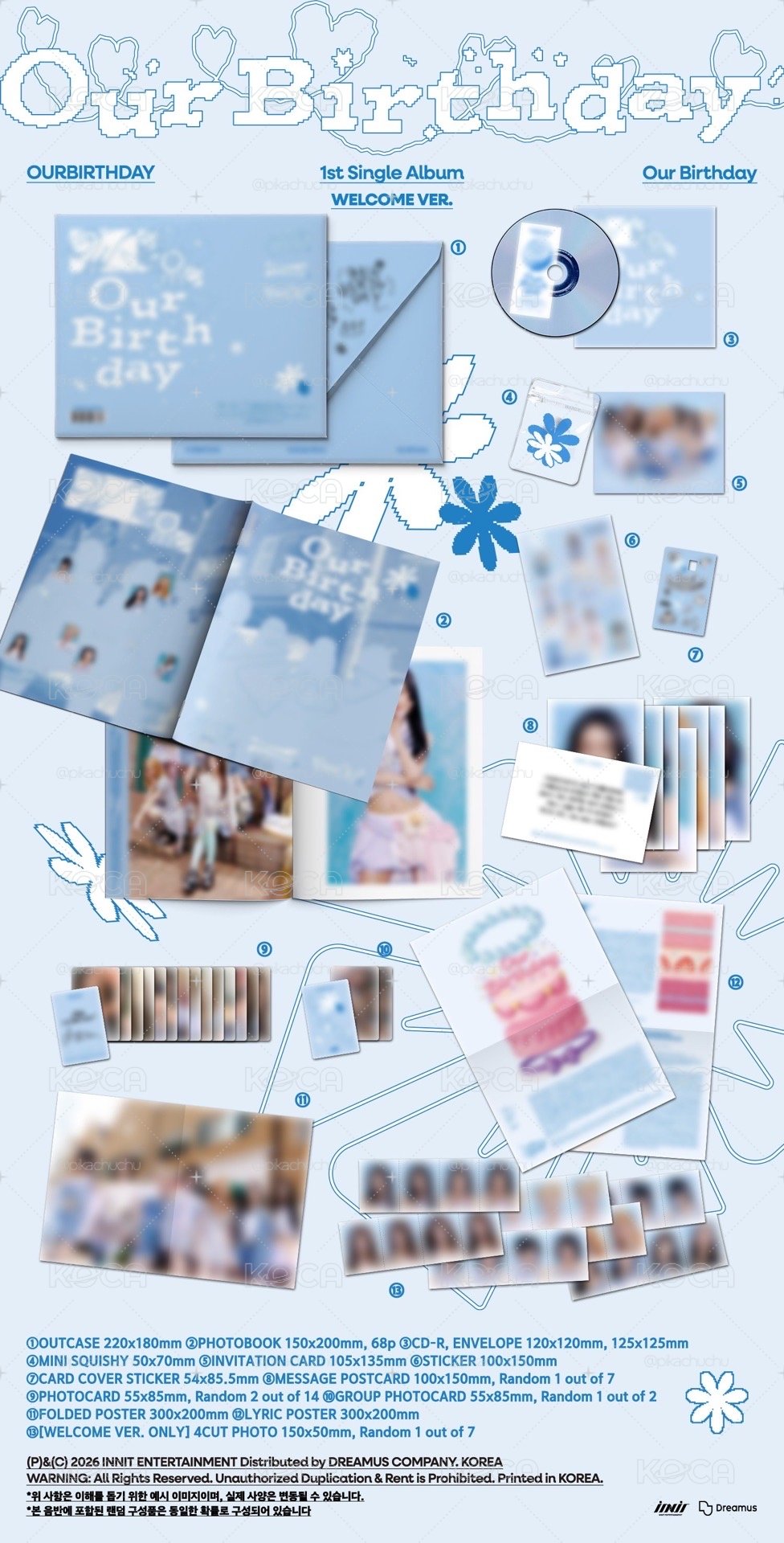 OURBIRTHDAY全新未拆專PB版