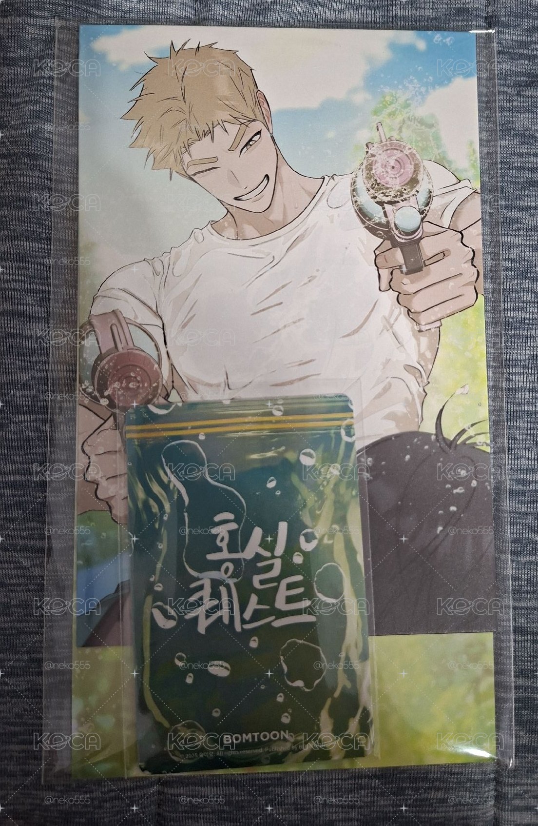 紅線挑戰水敏明信片含卡