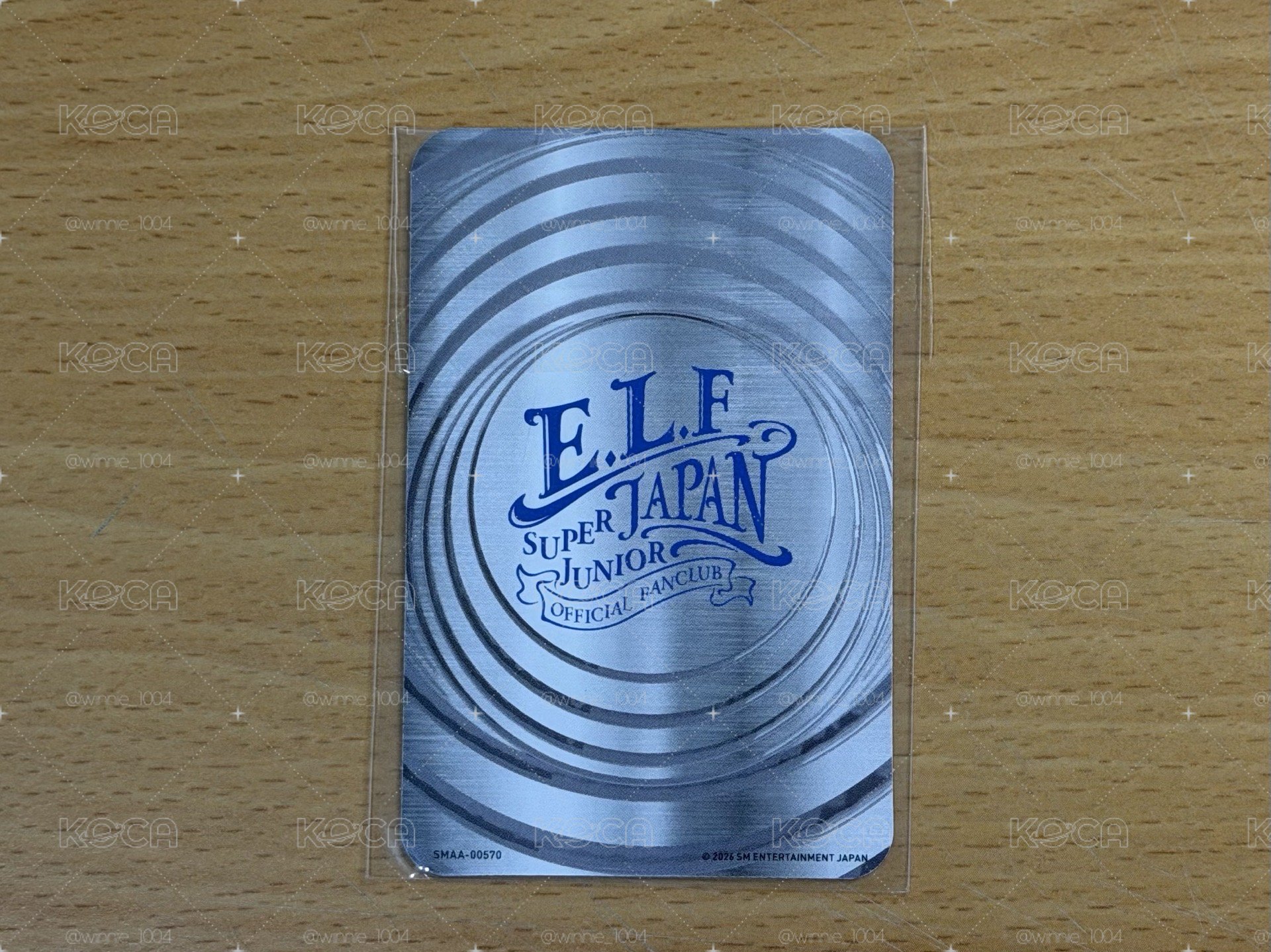 SUPER JUNIOR 厲旭小卡周邊小盤