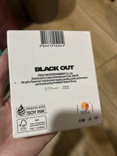 燦烈 Black out全新未拆封迷你專輯