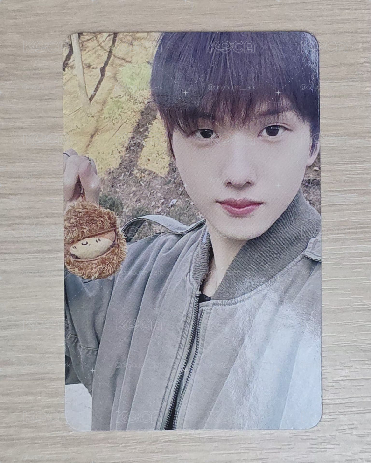 [Jisung] 栗子人 周邊卡 栗子吊飾小卡