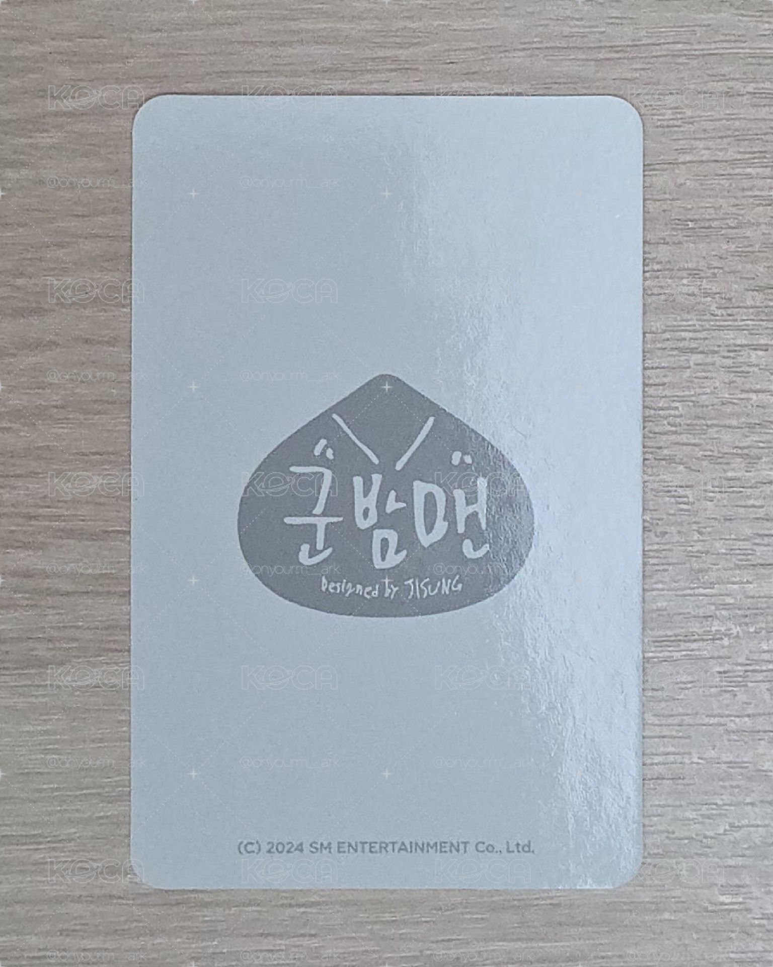 [Jisung] 栗子人 周邊卡 栗子吊飾小卡