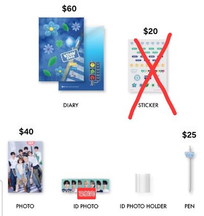[KCON LA 2026] 摺疊照片套裝、證件照拆售