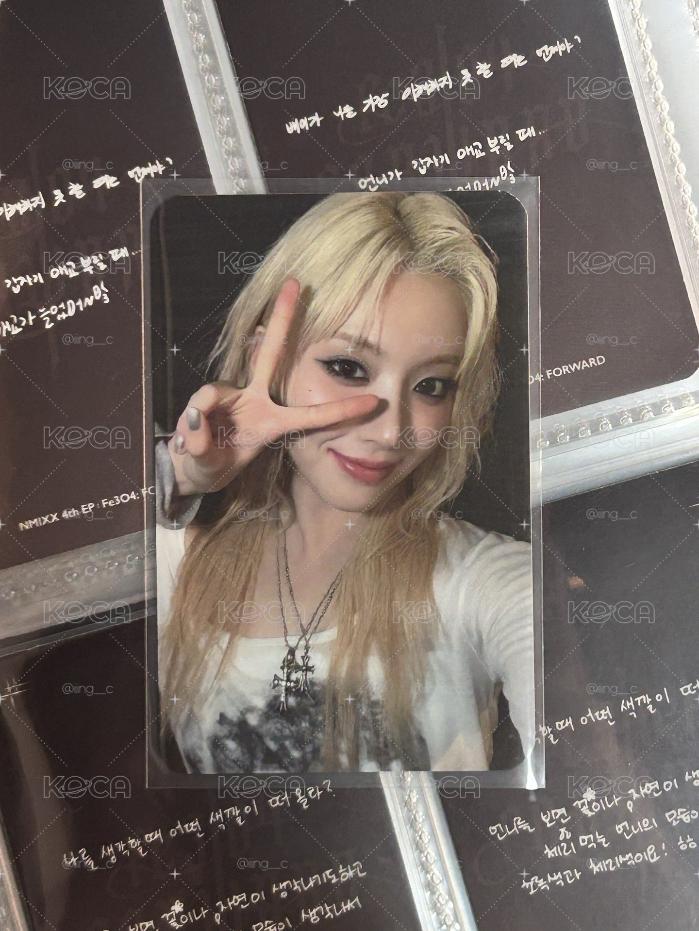 NMIXX JIWOO 港澳PB 滿額卡 