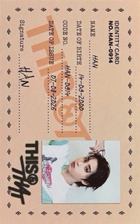 THIS & THAT 專輯卡 THAT ver. ID卡