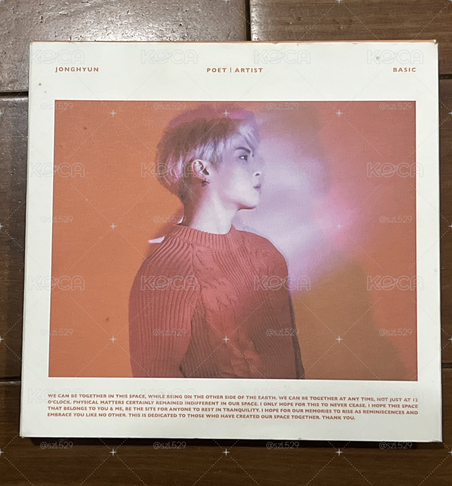 Jonghyun-POET | ARTIST