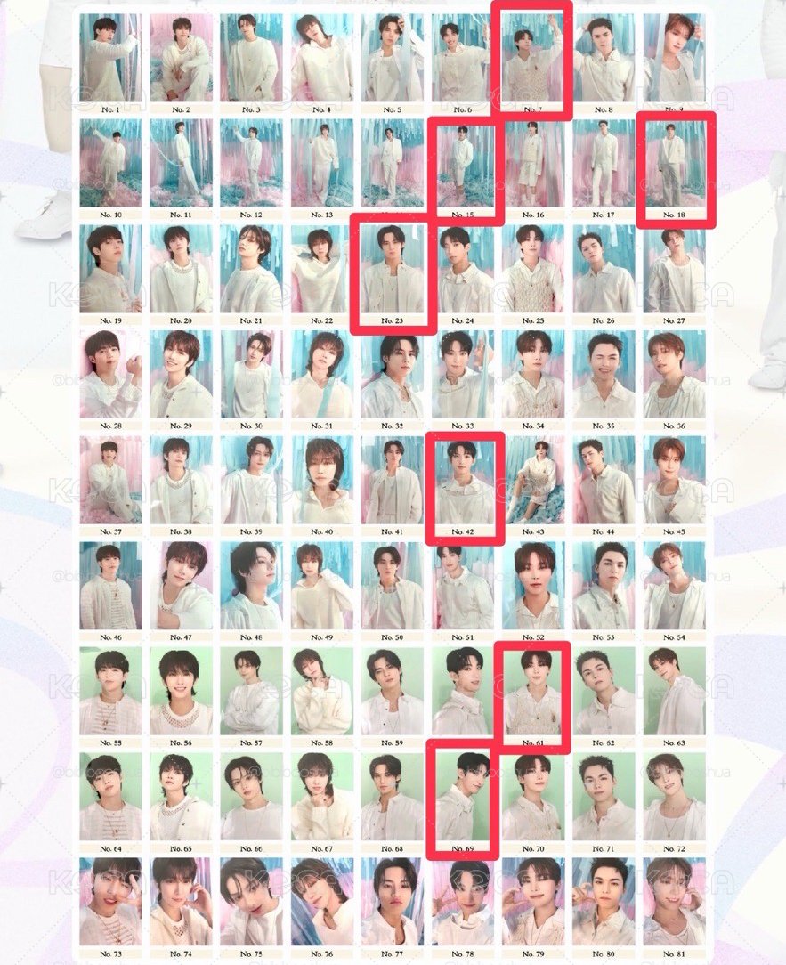 seventeen yakusoku 隨機小卡