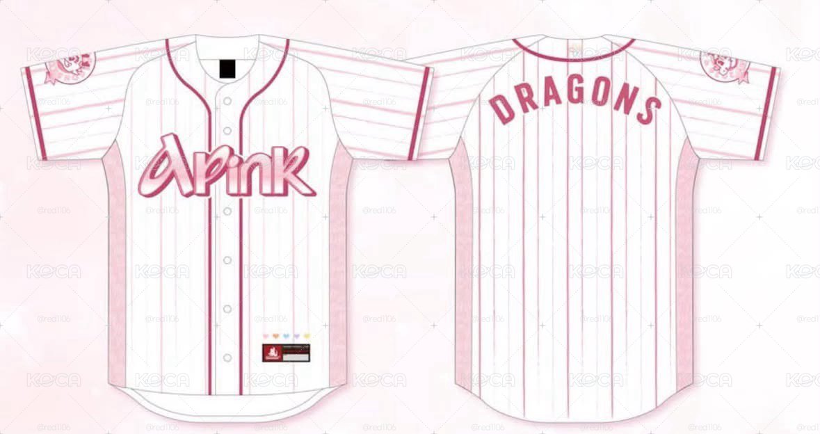 Apink 味全龍聯名球衣+紀念球⚾️