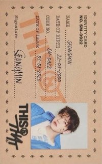 THIS & THAT 專輯卡 THAT ver. ID卡