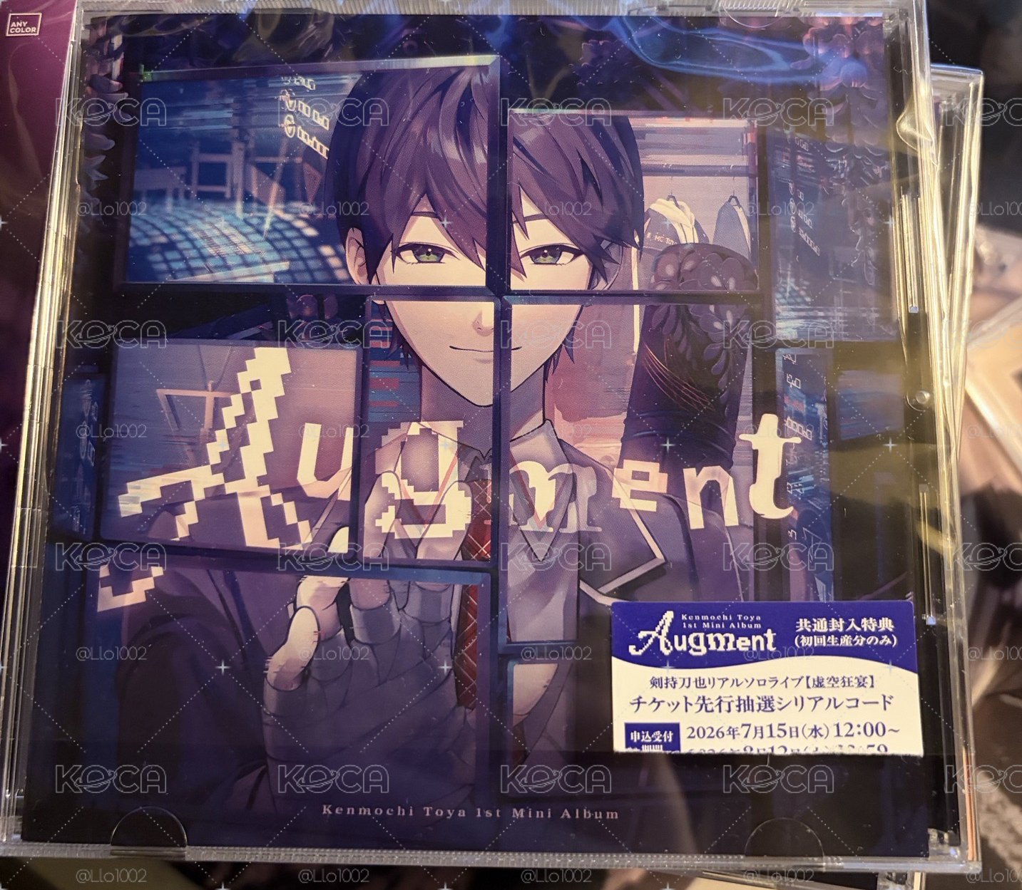 剣持刀也　アルバム　Augment一般版（已拿取抽選券）
