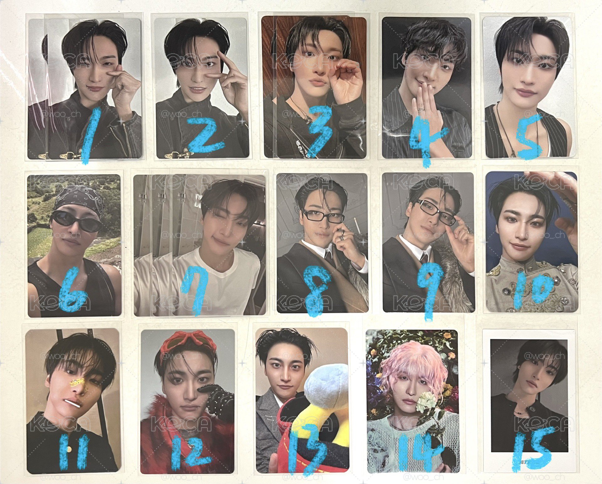 ATEEZ 星化小卡