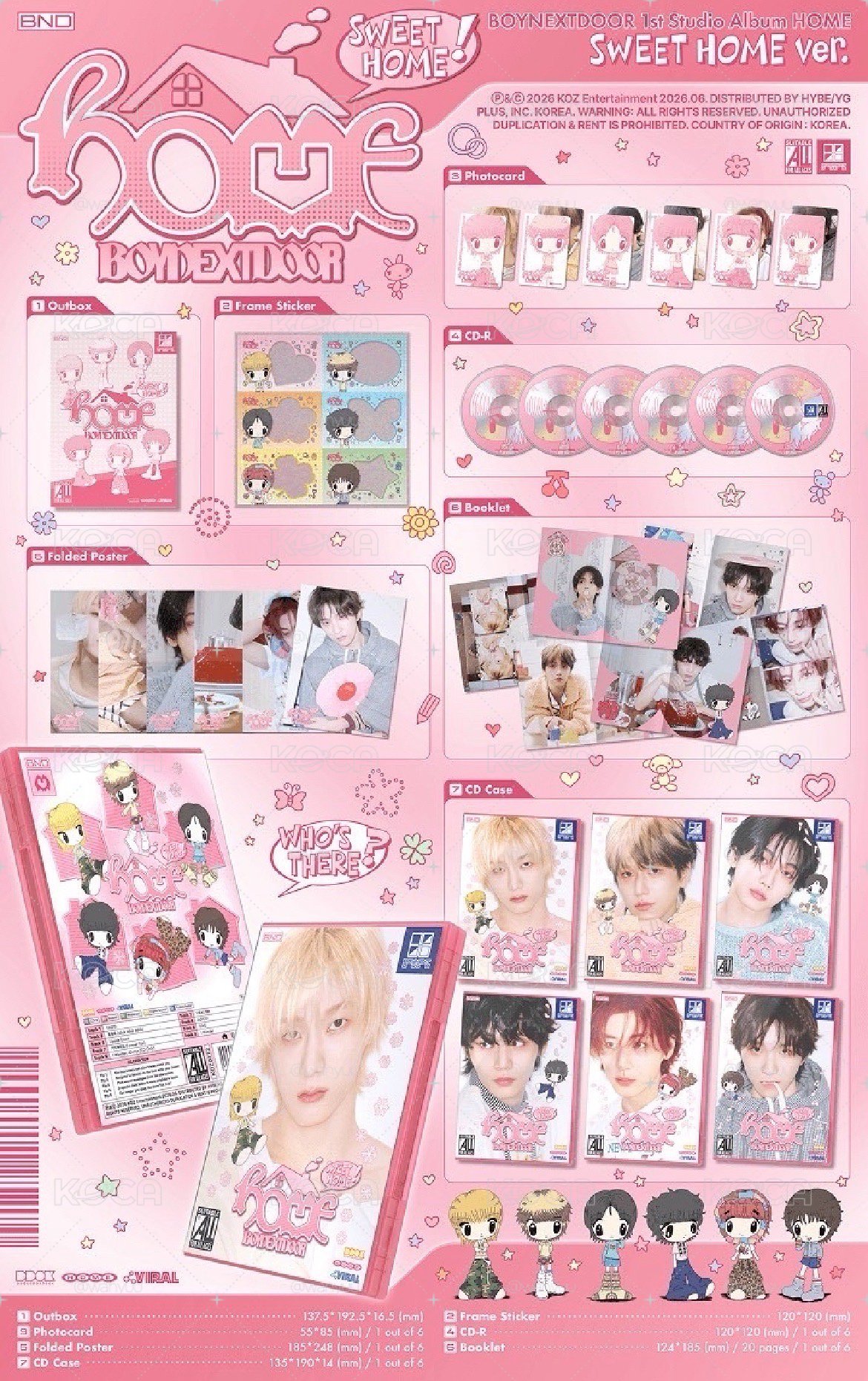 HOME 專輯 單封 SWEET HOME ver. 