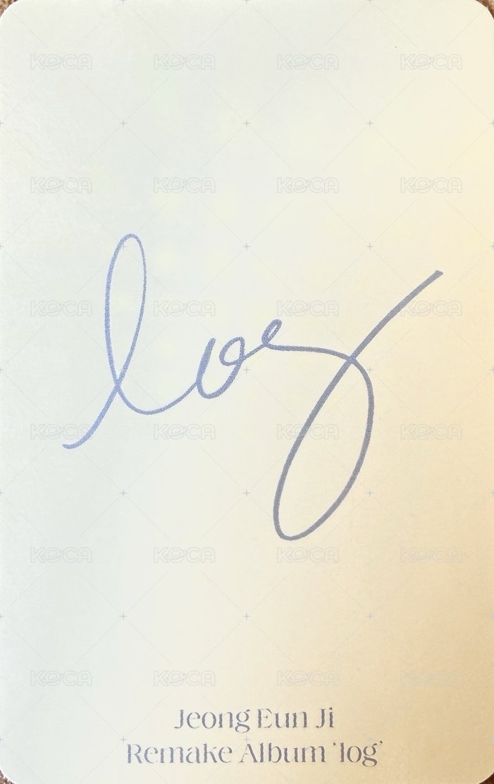 log PLATFORM ver. 專輯卡  背面