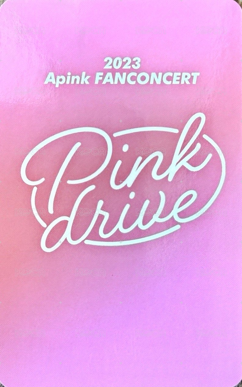 23 fancon 韓國場 入場卡 / 場限卡 Day 2 背面