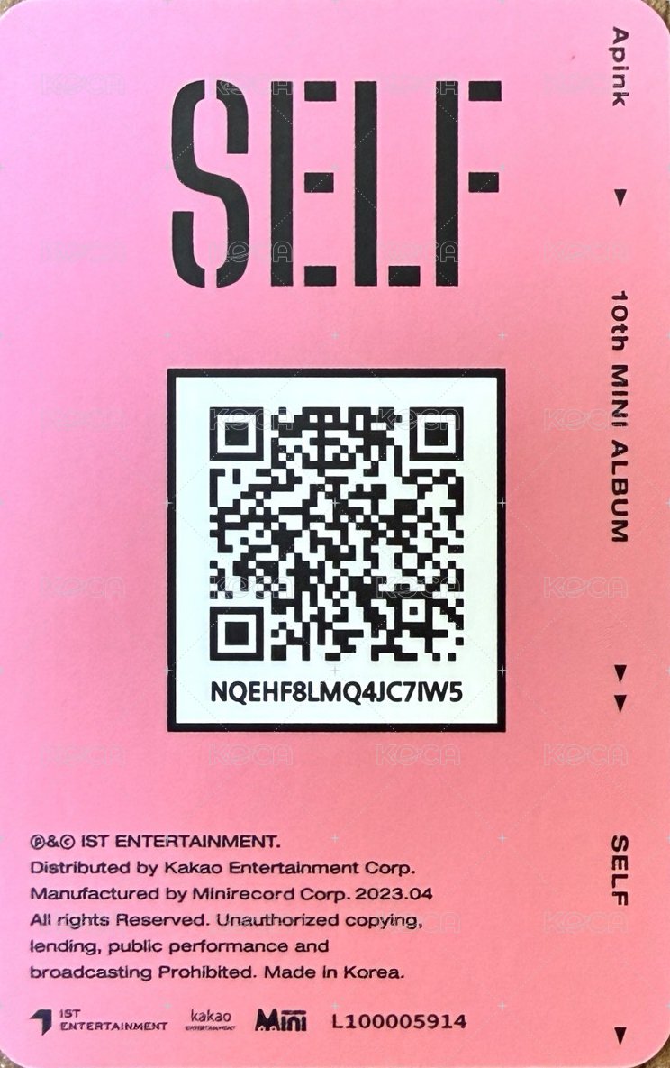 迷十 電子專 Real ver. 專輯卡  背面