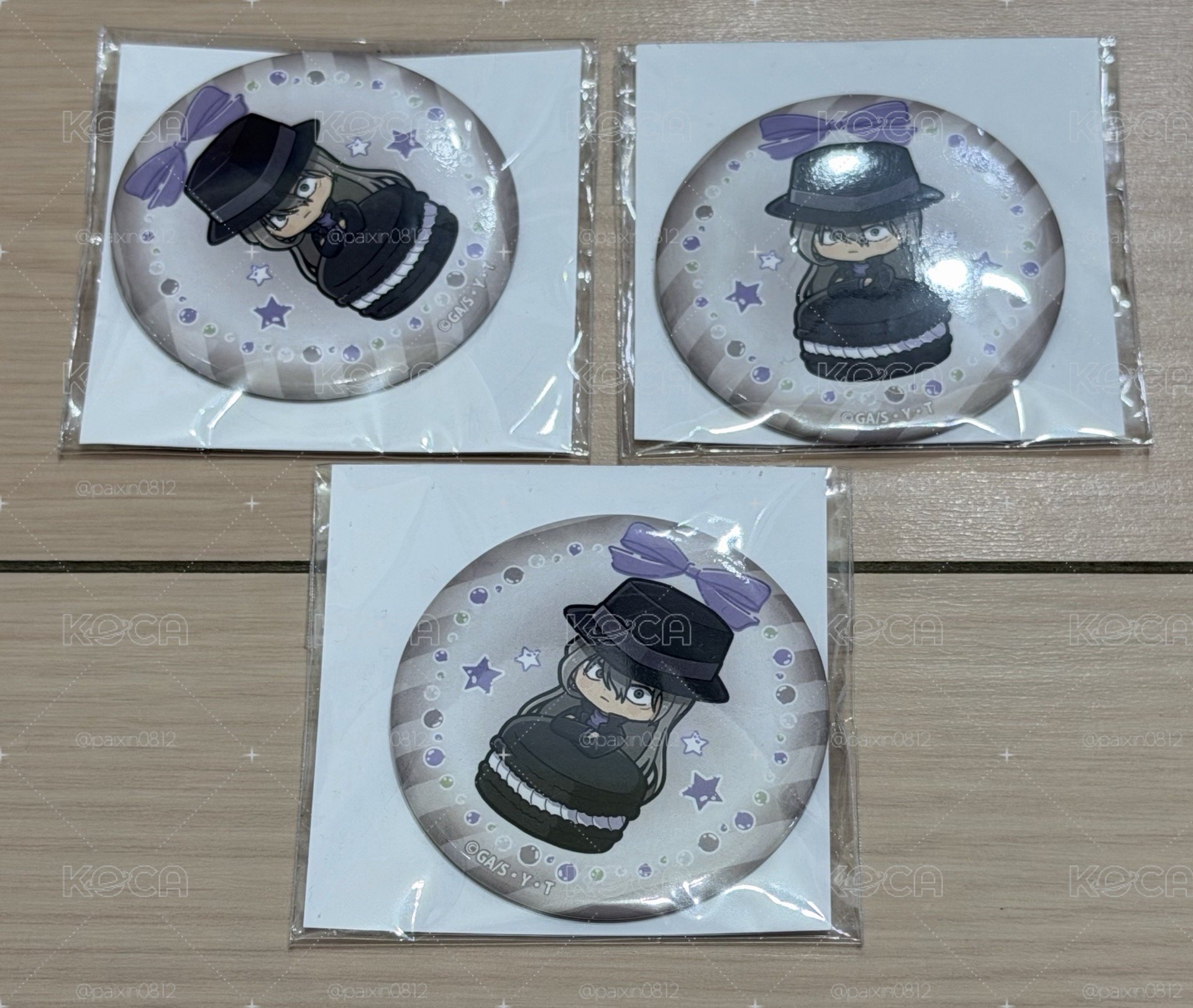 馬卡龍系列徽章 琴酒款